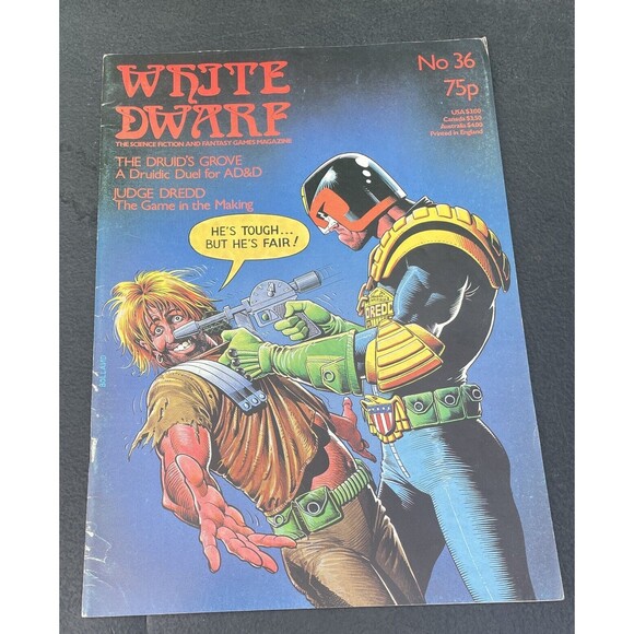 White Dwarf No. 36 Nov 82 Games Workshop / Judge Dredd / Traveller / D&D / RQ - Picture 1 of 4
